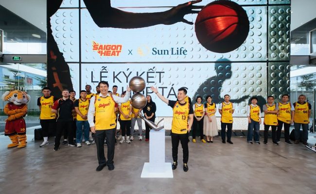 Sun Life Việt Nam trở thành đối tác bảo hiểm nhân thọ chính thức của Saigon Heat – Đương kim vô địch giải bóng rổ VBA