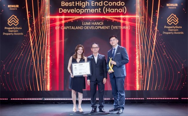 CapitaLand Development chiến thắng bảy hạng mục danh giá tại giải thưởng bất động sản Việt Nam PropertyGuru 2023