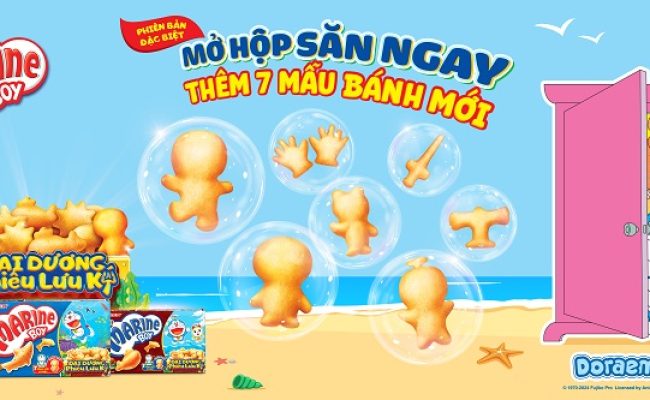 Bánh Marine Boy Phiên Bản Đặc Biệt Doraemon – Mở Hộp Ngay Để Tham Gia Trải Nghiệm Thú Vị